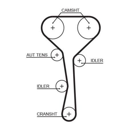 Timing Belt GATES 5507XS