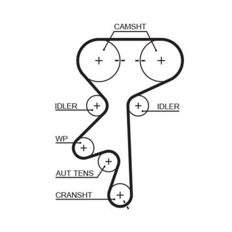 Timing Belt GATES 5499XS