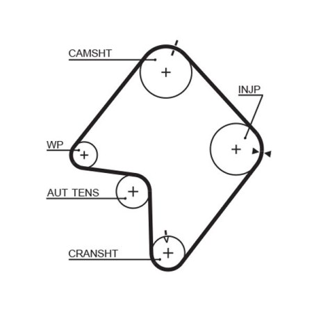 Timing Belt GATES 5355XS