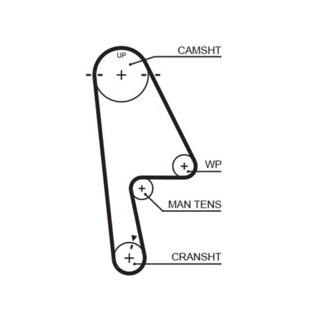 Timing Belt GATES 5529XS