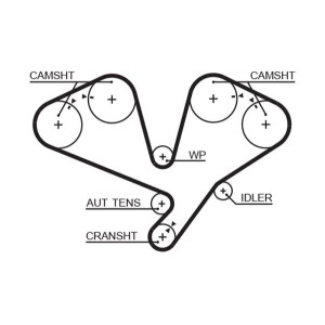 Timing Belt GATES 5611XS