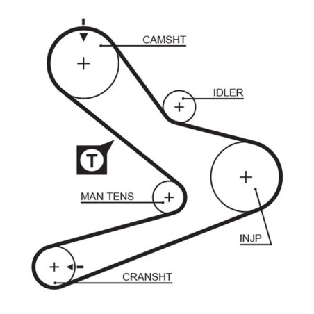 Timing Belt GATES 5495XS