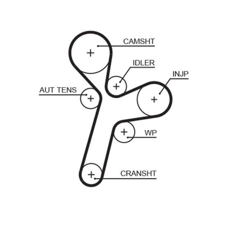 Timing Belt GATES 5634XS