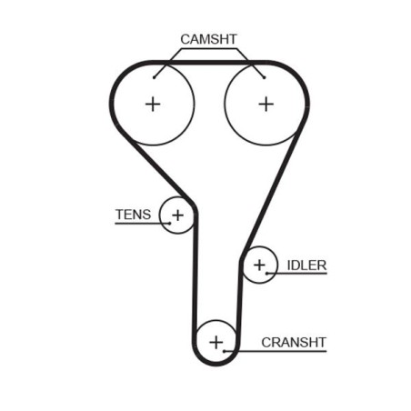 Timing Belt GATES 5638XS