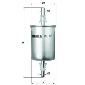 Fuel Filter KNECHT KL83