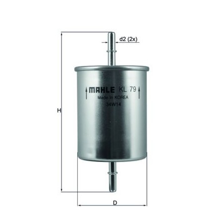 Fuel Filter KNECHT KL79