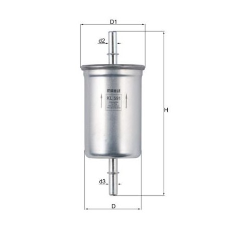 Fuel Filter KNECHT KL591