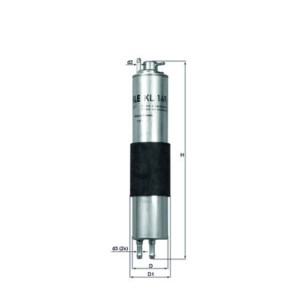 Fuel Filter KNECHT KL149