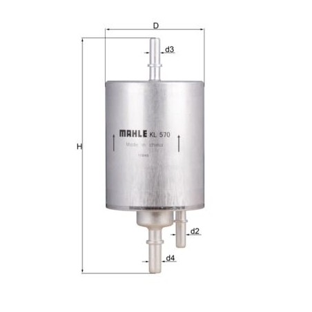 Fuel Filter KNECHT KL570