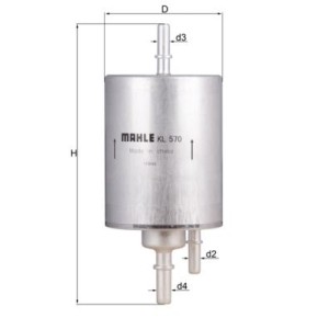 Φίλτρο καυσίμου KNECHT KL570