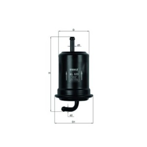 Φίλτρο καυσίμου KNECHT KL523