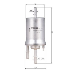 Fuel Filter KNECHT KL572