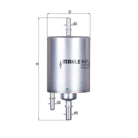 Fuel Filter KNECHT KL571