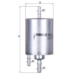 Fuel Filter KNECHT KL571