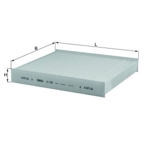 Filter, cabin air KNECHT LA220