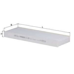 Filter, cabin air KNECHT LA289