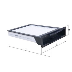 Filter, cabin air KNECHT LA304