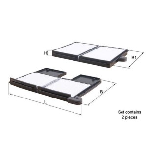 Filter, cabin air KNECHT LA186/S