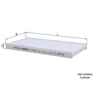 Filter, cabin air KNECHT LA444/S