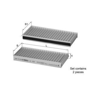 Filter, cabin air KNECHT LA392/S