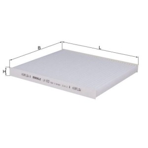 Filter, cabin air KNECHT LA832