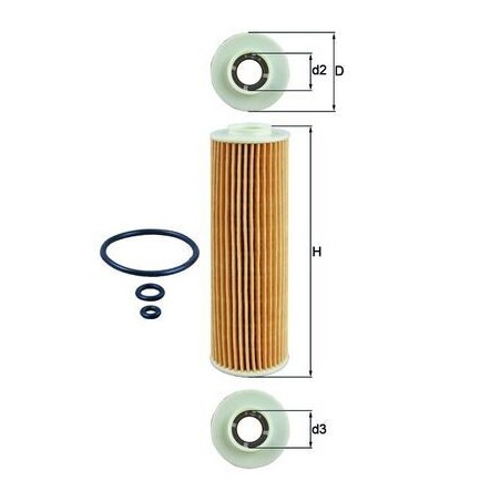 Oil Filter KNECHT OX183/5D1