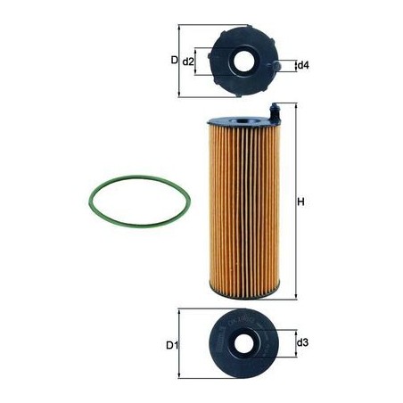 Φίλτρο λαδιού KNECHT OX196/3D