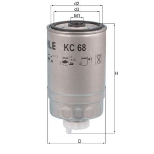 Φίλτρο καυσίμου KNECHT KC68