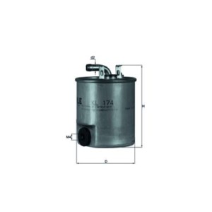 Fuel Filter KNECHT KL174