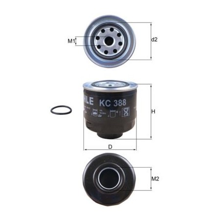 Fuel Filter KNECHT KC388D