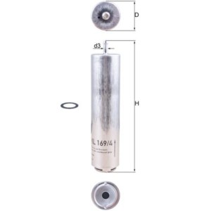 Fuel Filter KNECHT KL169/4D