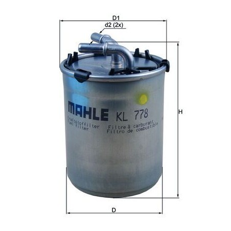 Φίλτρο καυσίμου KNECHT KL778