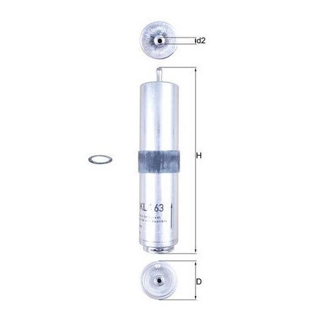 Fuel Filter KNECHT KL763D