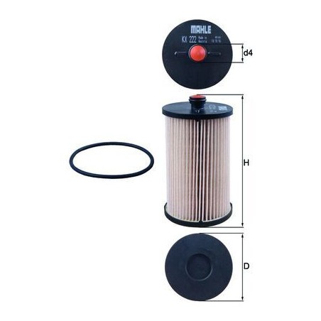 Φίλτρο καυσίμου KNECHT KX222D