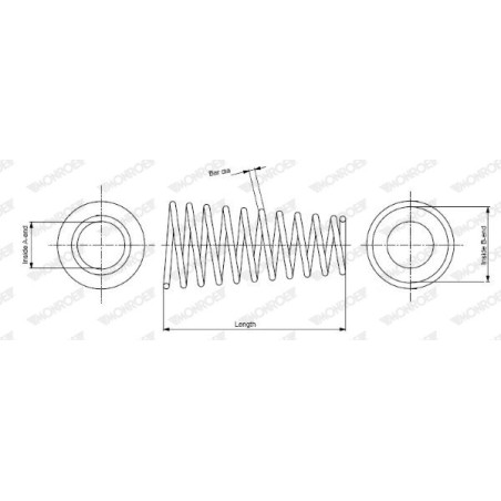 Suspension Spring MONROE SP2498