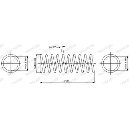 Suspension Spring MONROE SP0771