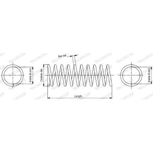 Suspension Spring MONROE SP0771