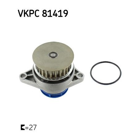 Water Pump, engine cooling SKF VKPC81419