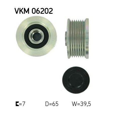 Alternator Freewheel Clutch SKF VKM06202