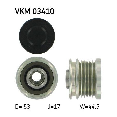 Alternator Freewheel Clutch SKF VKM03410