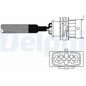 Lambda Sensor DELPHI ES10982-12B1