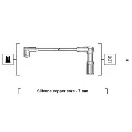 Ignition Cable Kit MAGNETI MARELLI 941095770615