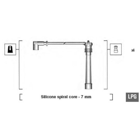 Ignition Cable Kit MAGNETI MARELLI 941095910629