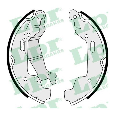 Brake Shoe Set LPR 08110