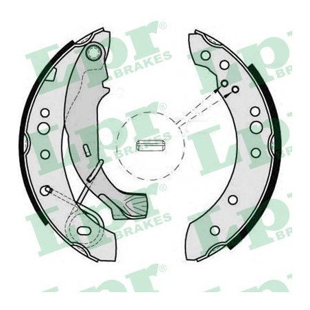 Brake Shoe Set LPR 08150