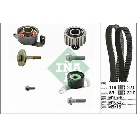 Timing Belt Kit INA 530010410