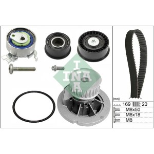 Water Pump & Timing Belt Kit INA 530007832