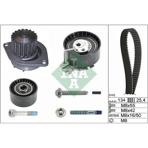 Water Pump & Timing Belt Kit INA 530037930