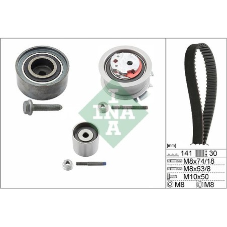 Timing Belt Kit INA 530040510