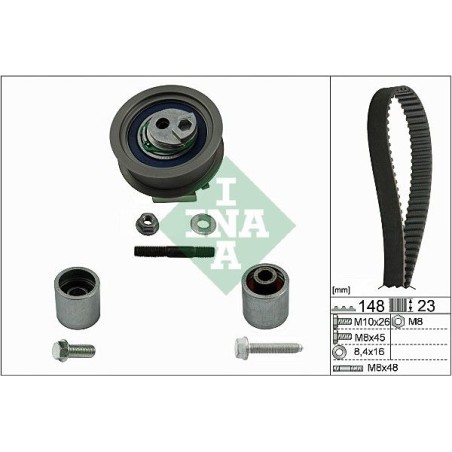 Timing Belt Kit INA 530044510